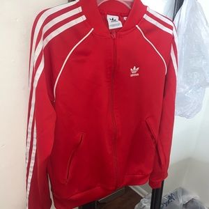 Red Adidas jacket